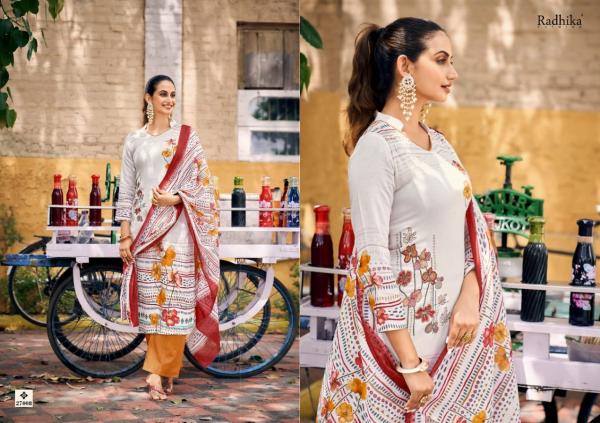 Azara Radhika Noor Jam Cotton Designer Dress Material Collection